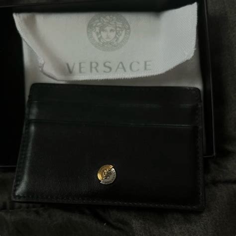 versace moneta|versace card holder.